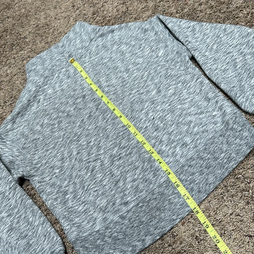 Justice Girl Gray Warm Sweatshirt Size 8